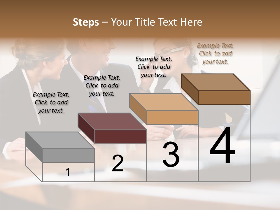 Looking People Business PowerPoint Template