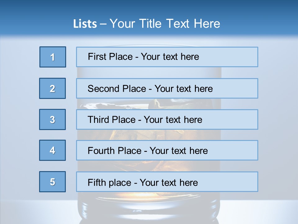 Alcoholic Soda Food PowerPoint Template