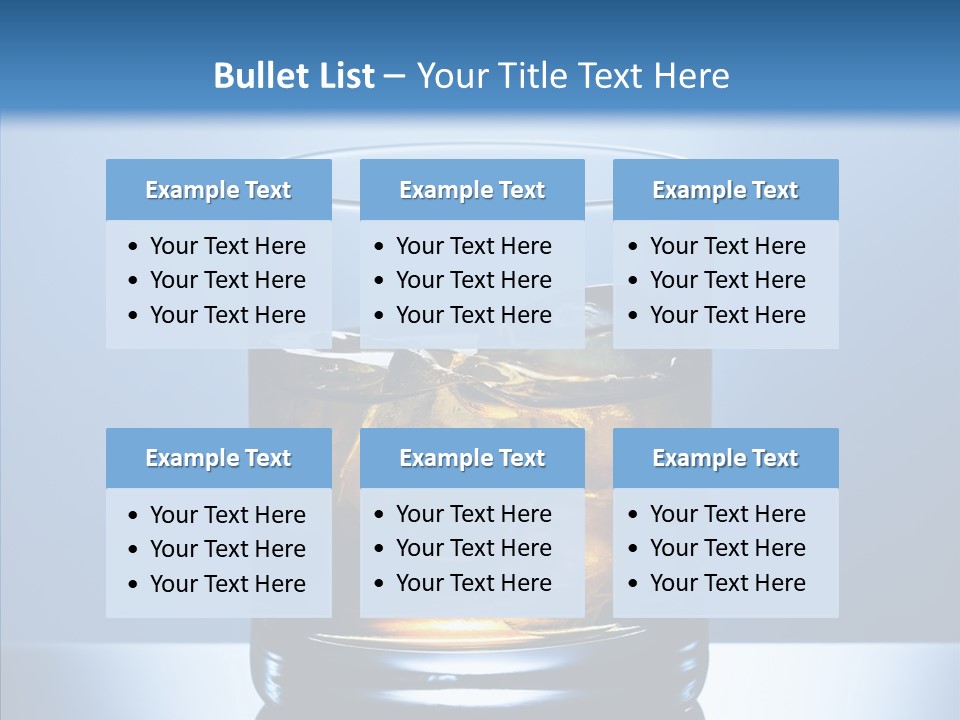 Alcoholic Soda Food PowerPoint Template