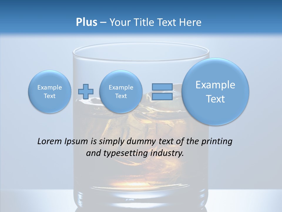 Alcoholic Soda Food PowerPoint Template