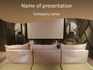 Domestic Center Performance PowerPoint Template