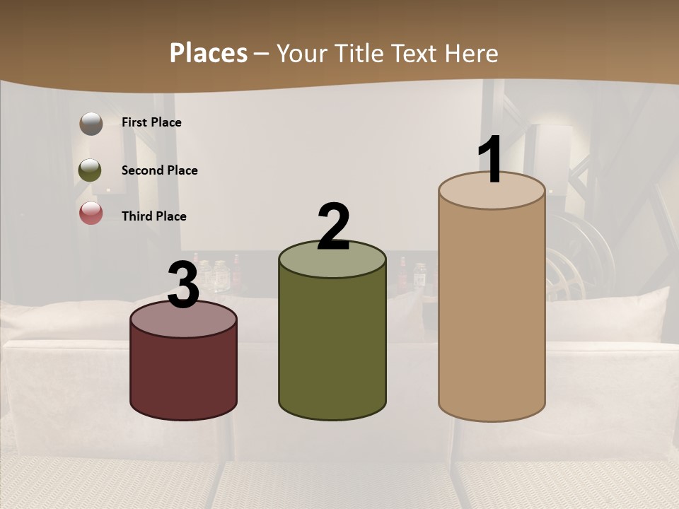 Domestic Center Performance PowerPoint Template
