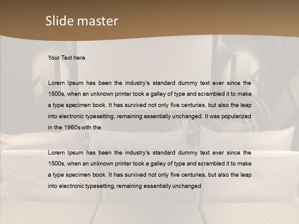 Domestic Center Performance PowerPoint Template
