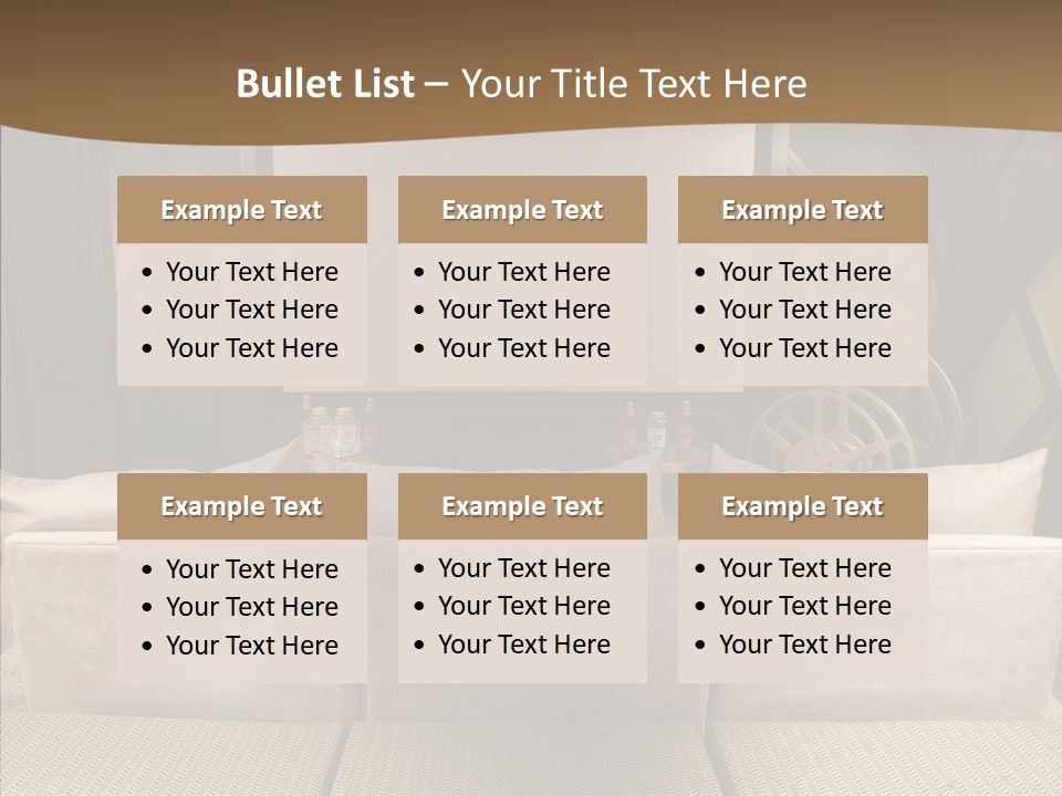 Domestic Center Performance PowerPoint Template