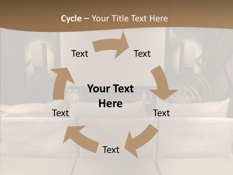 Domestic Center Performance PowerPoint Template