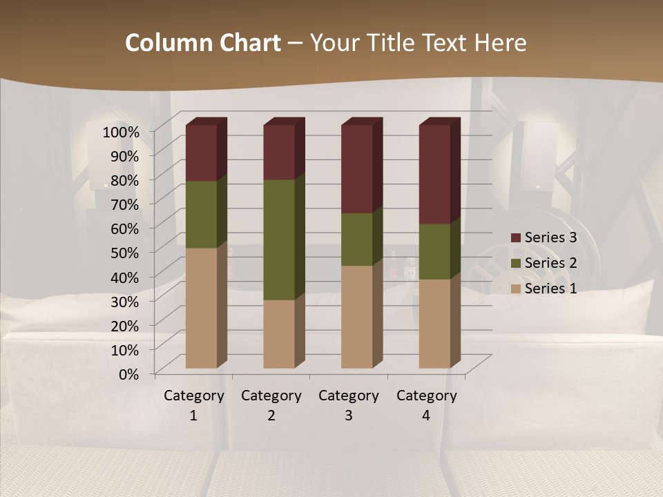 Domestic Center Performance PowerPoint Template