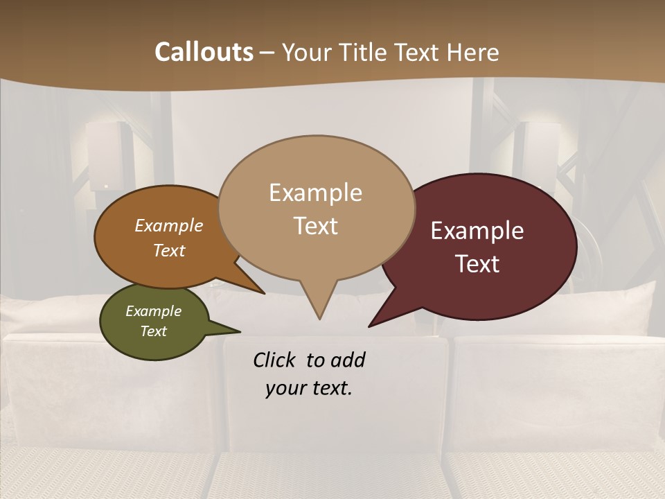 Domestic Center Performance PowerPoint Template