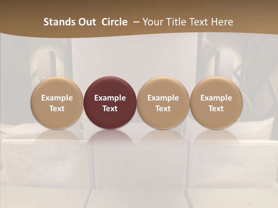 Domestic Center Performance PowerPoint Template