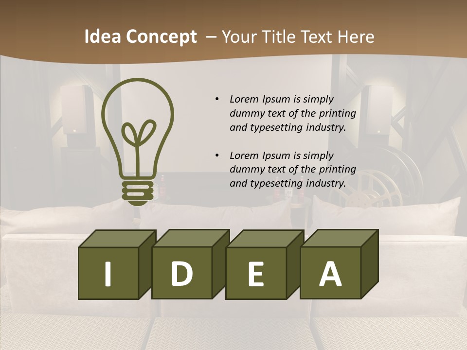 Domestic Center Performance PowerPoint Template