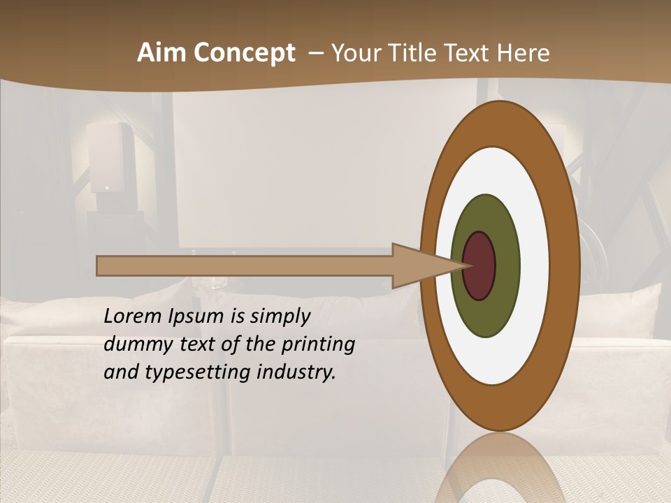 Domestic Center Performance PowerPoint Template