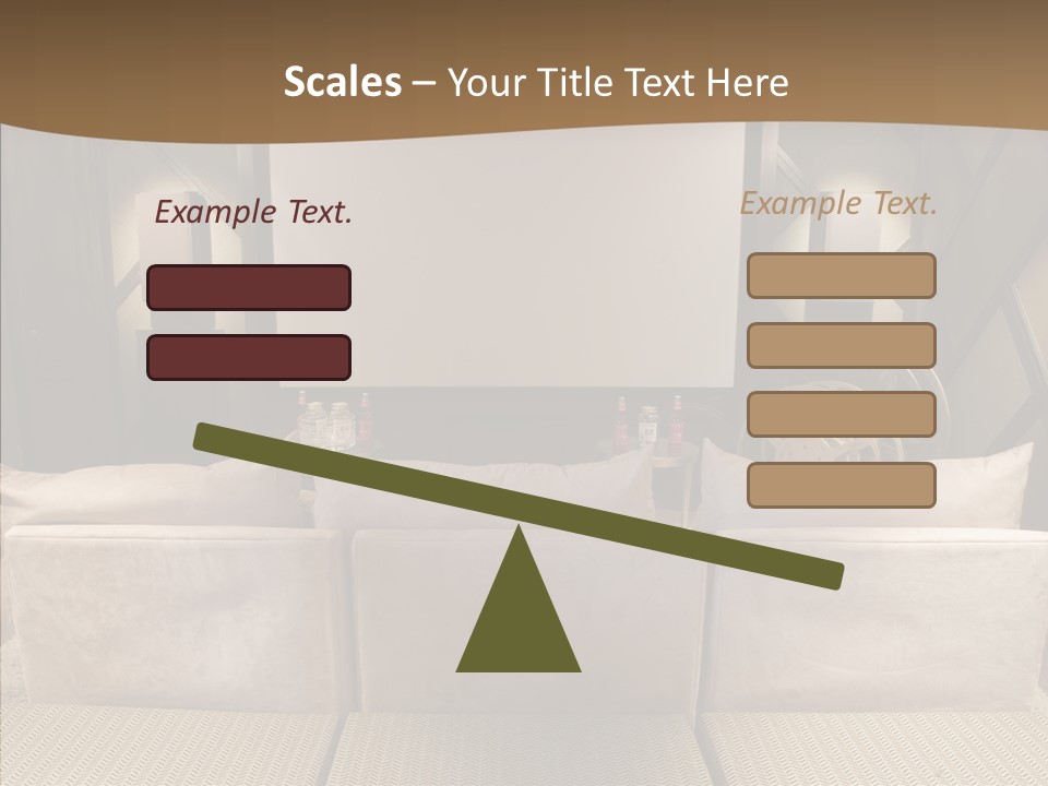 Domestic Center Performance PowerPoint Template
