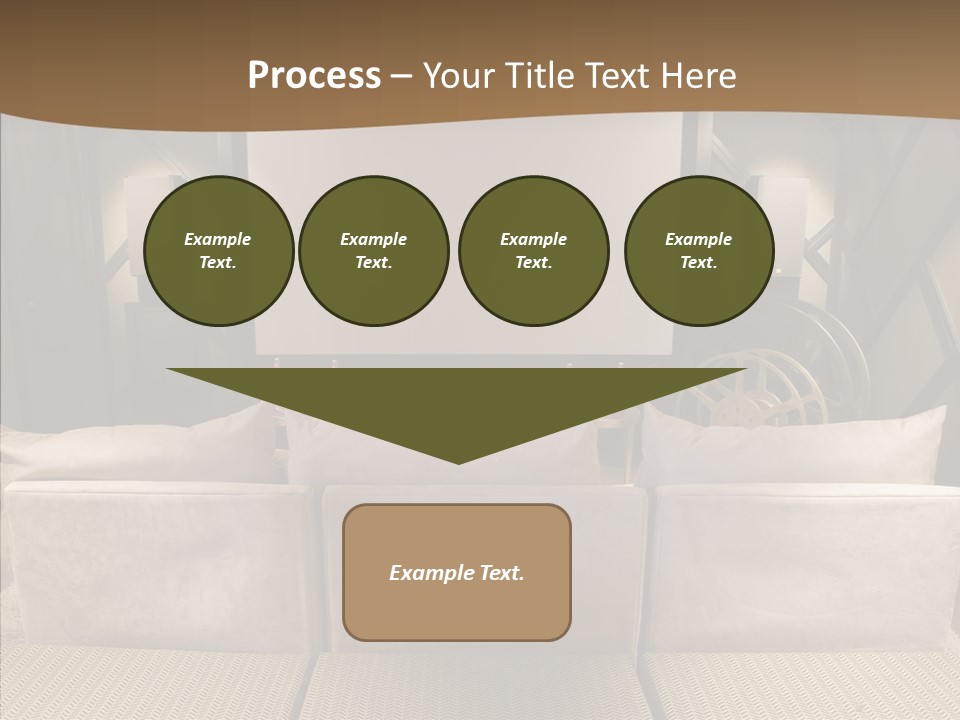 Domestic Center Performance PowerPoint Template