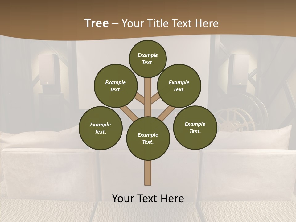 Domestic Center Performance PowerPoint Template