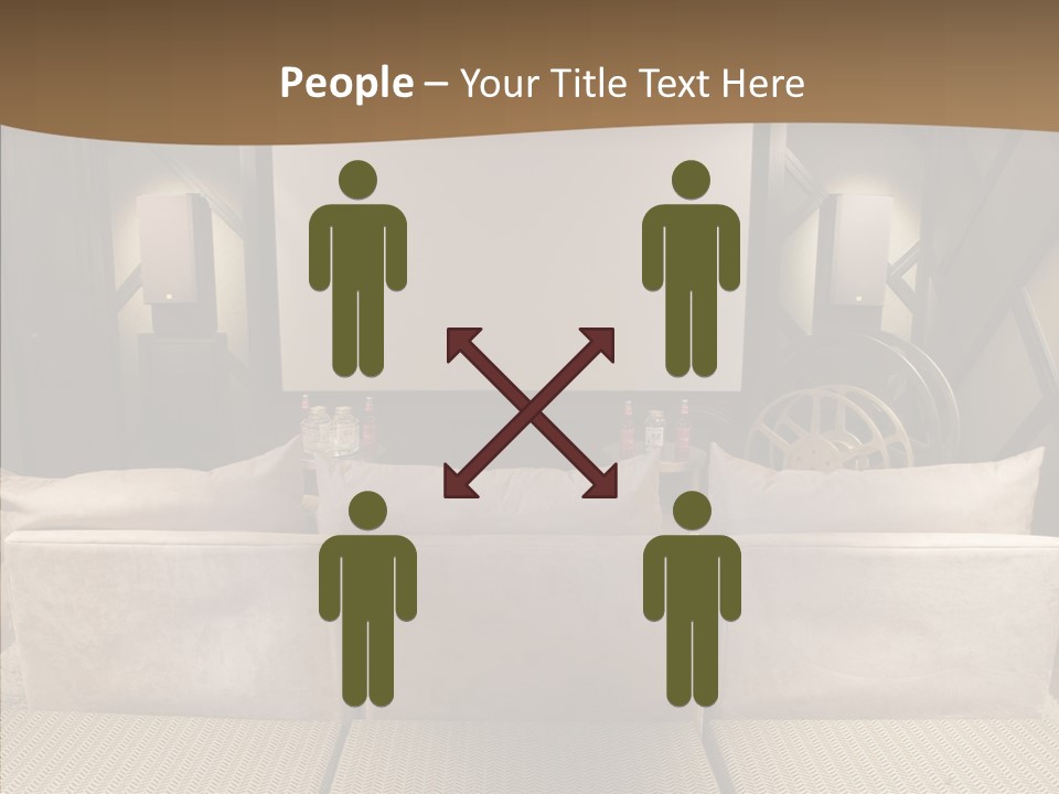 Domestic Center Performance PowerPoint Template