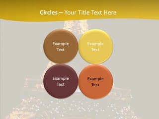 Paris Tower Light PowerPoint Template