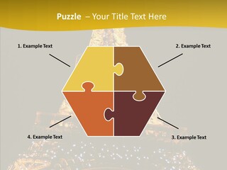 Paris Tower Light PowerPoint Template