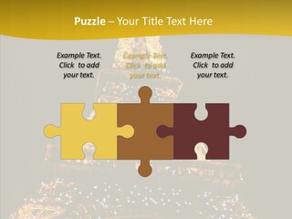 Paris Tower Light PowerPoint Template