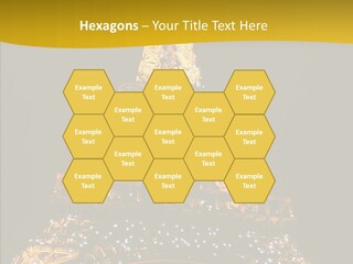 Paris Tower Light PowerPoint Template