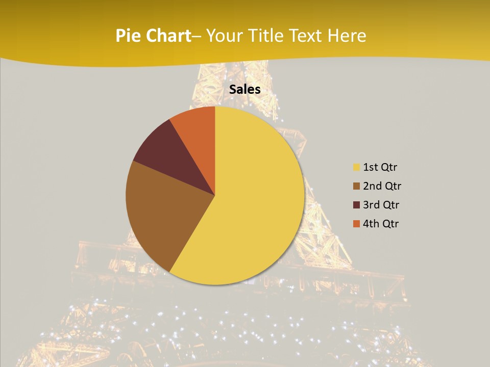 Paris Tower Light PowerPoint Template