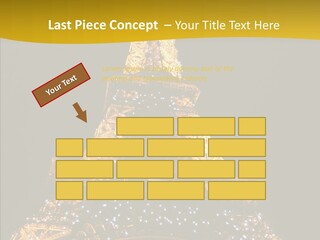 Paris Tower Light PowerPoint Template