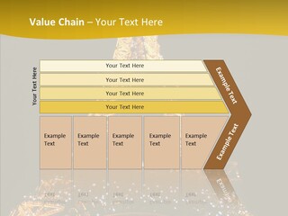 Paris Tower Light PowerPoint Template