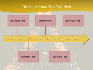 Paris Tower Light PowerPoint Template