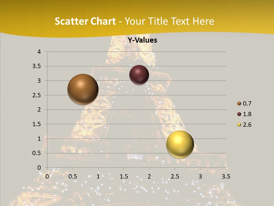 Paris Tower Light PowerPoint Template