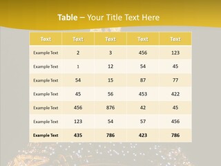 Paris Tower Light PowerPoint Template