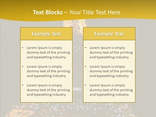 Paris Tower Light PowerPoint Template