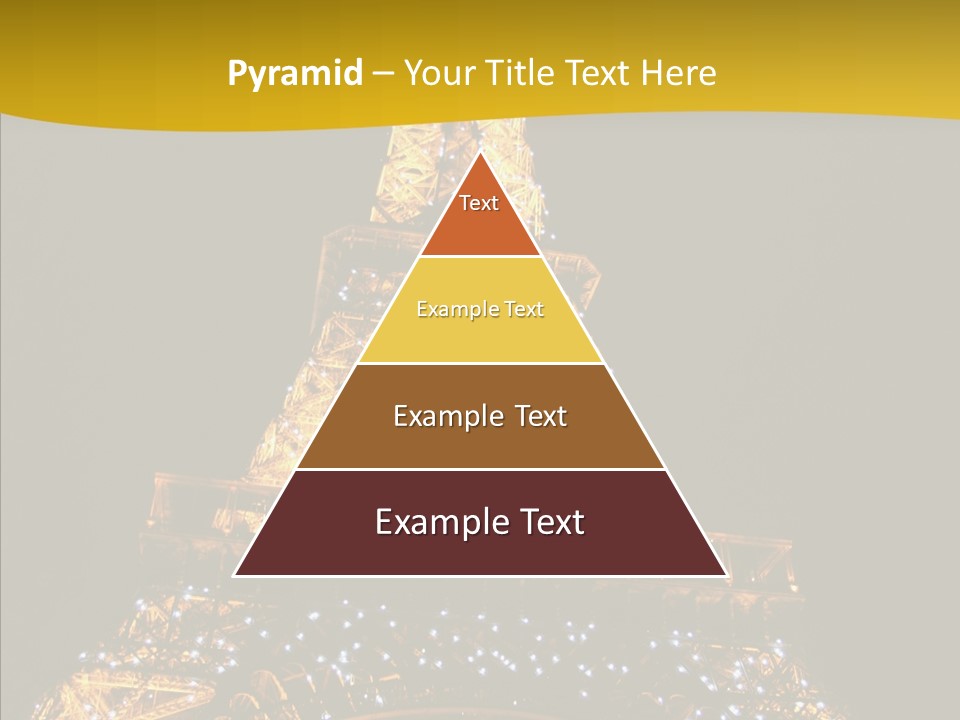 Paris Tower Light PowerPoint Template