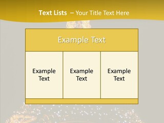 Paris Tower Light PowerPoint Template