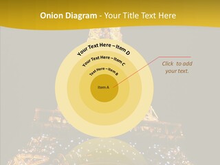 Paris Tower Light PowerPoint Template