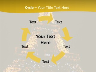 Paris Tower Light PowerPoint Template