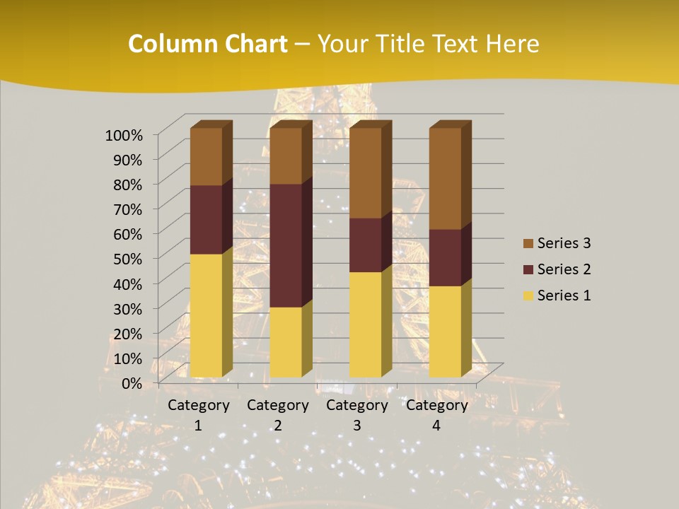Paris Tower Light PowerPoint Template