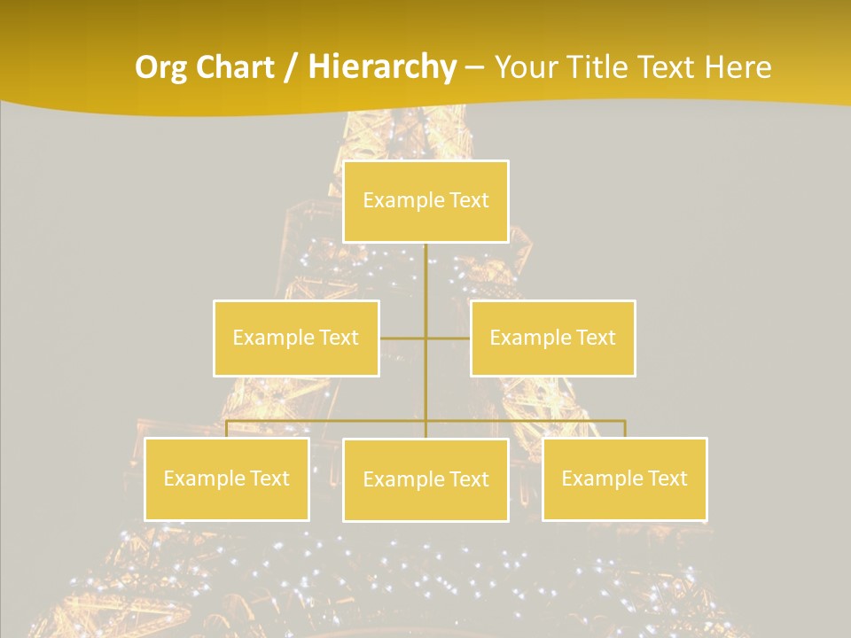 Paris Tower Light PowerPoint Template