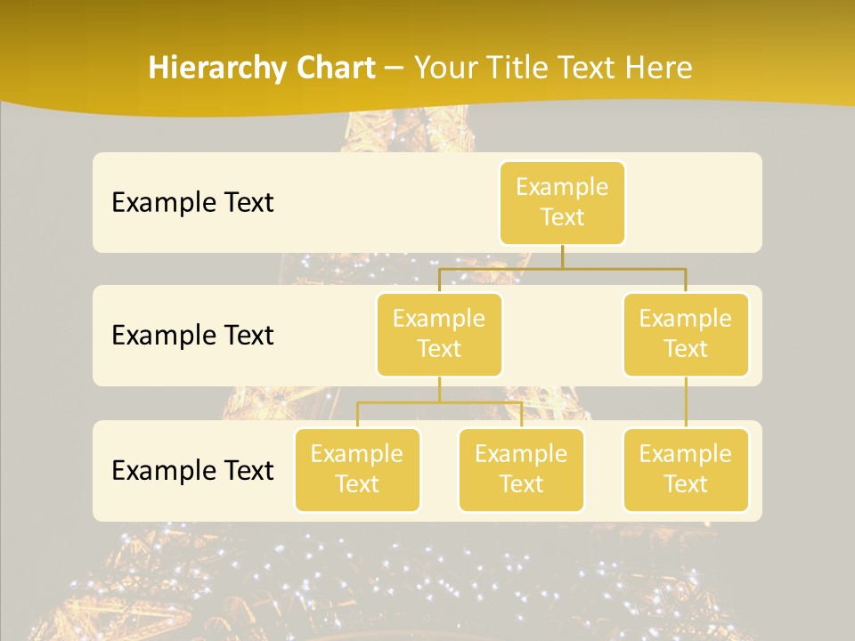 Paris Tower Light PowerPoint Template