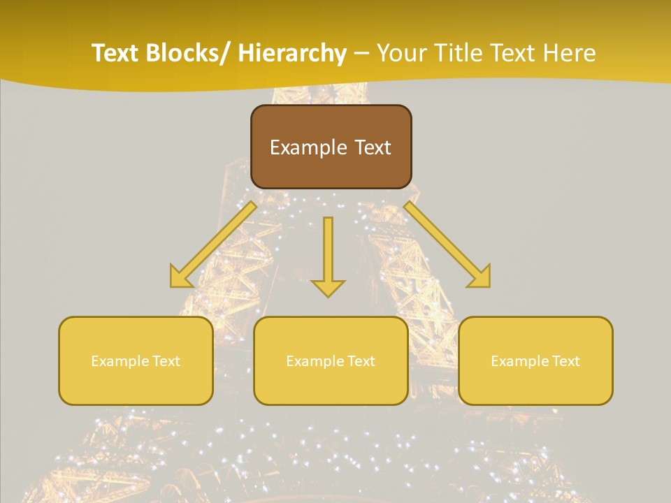 Paris Tower Light PowerPoint Template