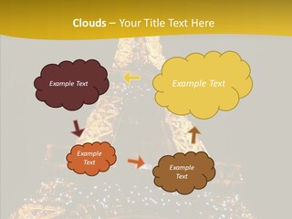 Paris Tower Light PowerPoint Template