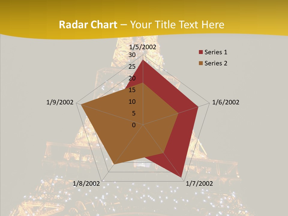 Paris Tower Light PowerPoint Template