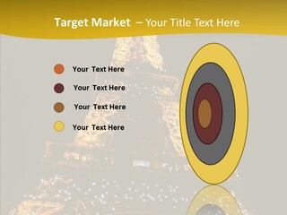 Paris Tower Light PowerPoint Template