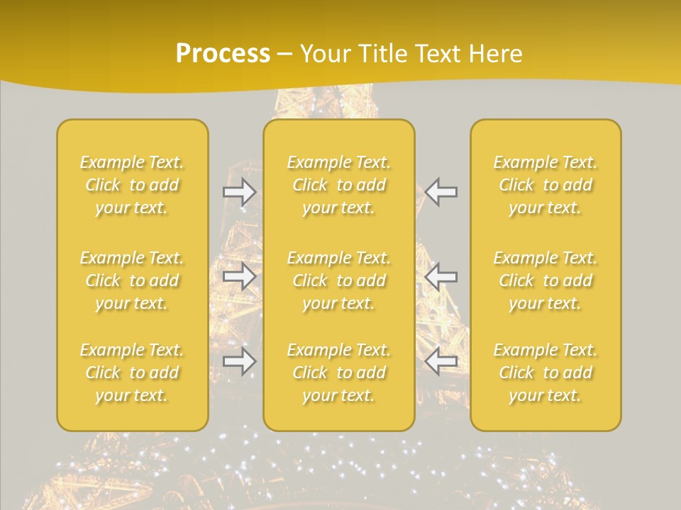 Paris Tower Light PowerPoint Template