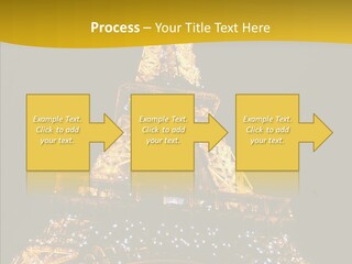 Paris Tower Light PowerPoint Template