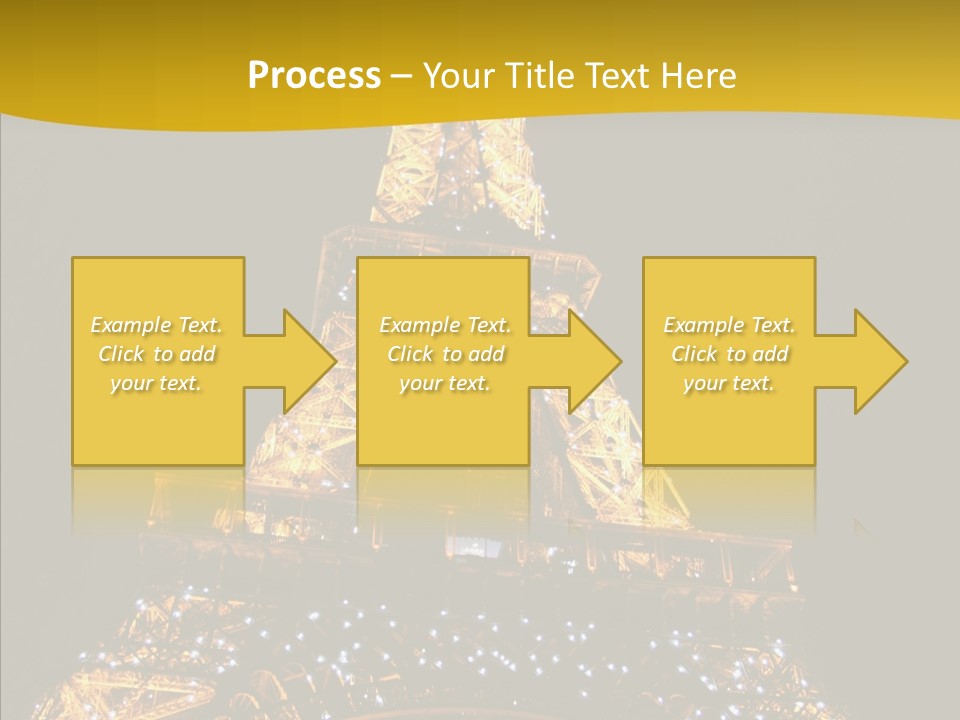 Paris Tower Light PowerPoint Template