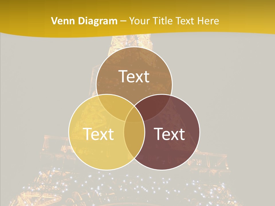 Paris Tower Light PowerPoint Template