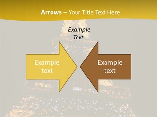Paris Tower Light PowerPoint Template