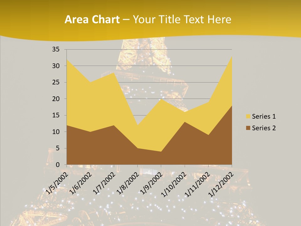 Paris Tower Light PowerPoint Template