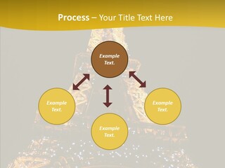 Paris Tower Light PowerPoint Template