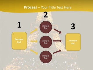 Paris Tower Light PowerPoint Template