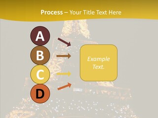 Paris Tower Light PowerPoint Template