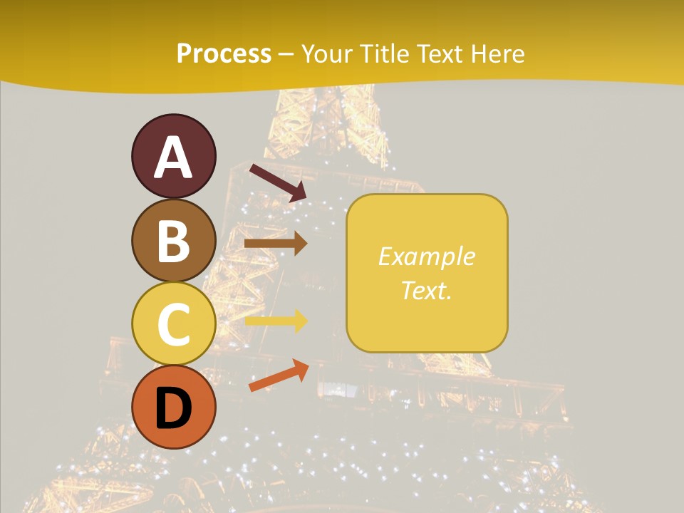 Paris Tower Light PowerPoint Template